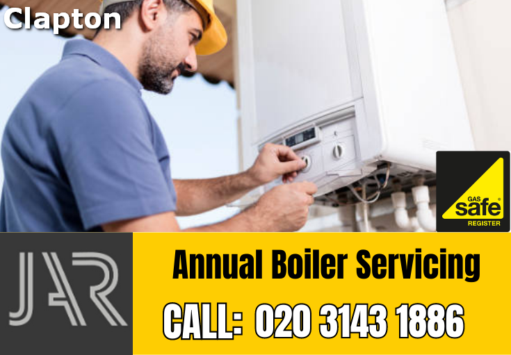 annual boiler servicing Clapton