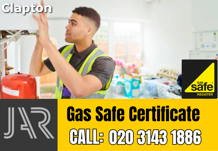 gas safe certificate Clapton