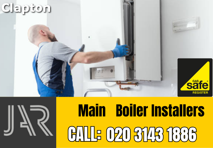Main boiler installation Clapton