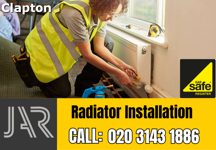 radiator installation Clapton